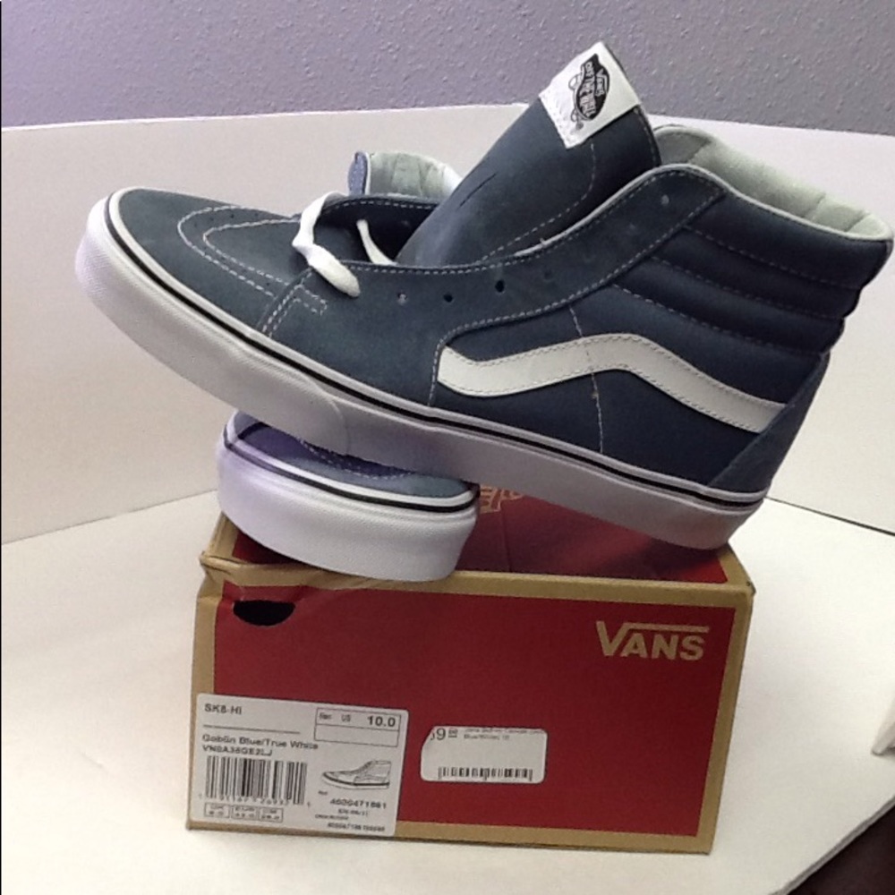 Vans Unisex SK8-Hi Skate Shoes Size 10